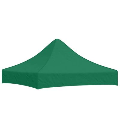 vidaXL Strecha na párty stan 2x2 m, zelená 270 g/m²