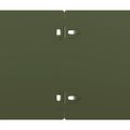 vidaXL Obrubník trávnika 50 ks 15 x 103 cm Olivovo zelená