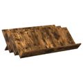 vidaXL Regál na časopisy Dymová dub 90 x 53 x 28,5 cm Kompozitné drevo