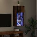 vidaXL Nástenný TV kabinet 40,5 x 30 x 90 cm Staré drevo