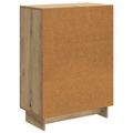 vidaXL Servírovacia skriňa Dub artisan 66 x 34,5 x 90 cm