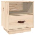 vidaXL Nočný stolík 40x34x45 cm masívne borovicové drevo