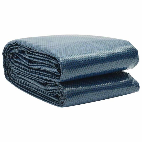 vidaXL Plávajúca solárna bazénová fólia z PE 600x400 cm čierna a modrá