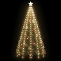 vidaXL Svetelná sieť na vianočný stromček 250 LED, 250 cm