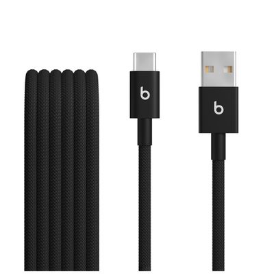 Beats USB-A/USB-C Woven Cable (1,5m) – čierna (2 ks)