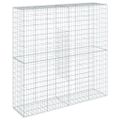 vidaXL Gabiónový kôš s krytom 200x50x200 cm pozinkované železo