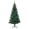 vidaXL Umelý vianočný stromček s farebnými vetvičkami zelený 150cm PVC