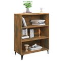 vidaXL Komoda dymový dub 69,5x32,5x90 cm spracované drevo