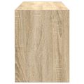 vidaXL Regál na topánky stohovateľné dub sonoma 89,5x30x40 cm