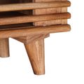 vidaXL TV skrinka s úložiskom s dverami Prírodná 105 x 30 x 35 cm