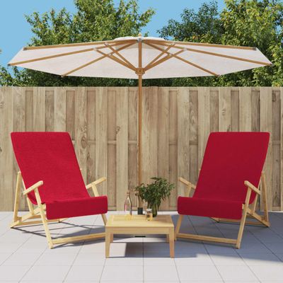 vidaXL Plážové uteráky 2 ks vínové 60x135 cm látka 400 GSM