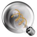 LED žiarovka DECO SMOKED G95 / E27 / 4,5 W (19 W) / 180 lm / flame