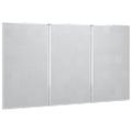 vidaXL Magnetická biela tabuľa skladacia 180x80x1,7 cm hliník