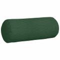 vidaXL Podložkové vankúše 2 pcs Tmavozelená Ø 15 x 40 cm