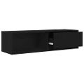 vidaXL TV skrinky 2 ks Dub čierny 100x31x25,5 cm Konštrukčné drevo