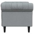 vidaXL Pohovka Svetlosivá 78,5 x 74,5 x 74,5 cm Polyester