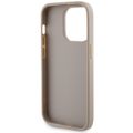 Obal Guess pre iPhone 15 Pro 6,1" GUHCP15LPS4DGPD zlatá HC PU 4G Metal Logo Strass
