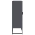 vidaXL Highboard Antracit 68x39x123 cm Oceľ