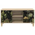 vidaXL TV skrinka RHENEN 102 x 33 x 50 cm Sonoma Kompozitné drevo