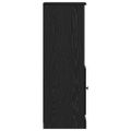 vidaXL Highboard 3 ks Čierny dub 132 x 35,5 x 103,5 cm