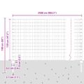 vidaXL Euro oplotenie s pilierom 25 x 1,2 m PVC potiahnutá oceľ Zelená