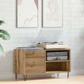 vidaXL Skrinka na platne dub artisan 84,5x38x48 cm kompozitné drevo