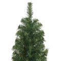 vidaXL Umelý vianočný stromček Zelená 180 cm PVC, oceľ a plast