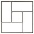 vidaXL Záhradný kvetináč Strieborná 80 x 80 x 50 cm Nehrdzavejúca oceľ