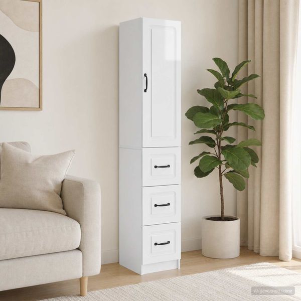 vidaXL Sada skríň 2 ks 33 x 34,5 x 87 cm Kompozitné drevo