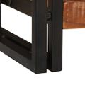 vidaXL Konzolový stôl 90 x 33 x 75 cm Masívne obnovené drevo