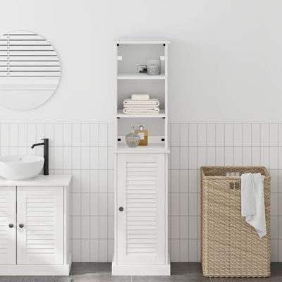 vidaXL Sada kúpeľňového nábytku VIGO 2 pcs Biela a antik biela