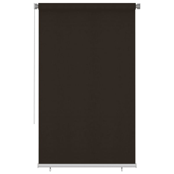 vidaXL Vonkajšia zatemňovacia roleta 140x230 cm hnedá HDPE
