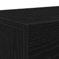 vidaXL Zostava TV skriniek 150 x 30 x 50 cm Čierny dub