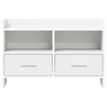 vidaXL TV skrinka 71,5 x 33 x 47 cm Biela Kompozitné drevo