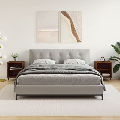 vidaXL Nočné skrinky 2 ks hnedý dub 40x30x50 cm kompozitné drevo