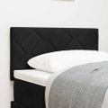 vidaXL Zadné čelo Čierny 80 cm Zamat