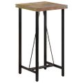 vidaXL Barový stôl 55x55x107 cm masívne recyklované drevo a železo