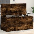 vidaXL Úložný box dymový dub 100x42x46 cm kompozitné drevo
