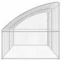 vidaXL Psí kennel 2 ks Strieborná 4 x 2 x 2 m Pozinkovaná oceľ