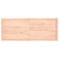 vidaXL Stolová doska 160x60x(2-4) cm neošetrený masív živé hrany