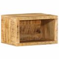 vidaXL Nočný stolík Hnedá 40 x 30 x 25 cm Masívne mango drevo