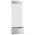 vidaXL Bublinkový stĺp s RGB LED nehrdzavejúca oceľ a akryl 110 cm