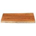 vidaXL Stolová doska 100x80x2,5 cm obdĺžnik akáciový masív živá hrana