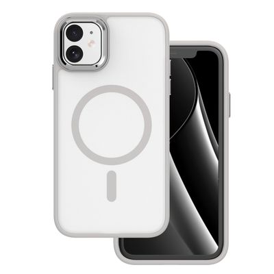 Zmrazené Mag puzdro pre iPhone 11 sivá