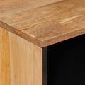 vidaXL Nočný stolík Prírodná 50 x 33 x 62 cm Masívne mango drevo