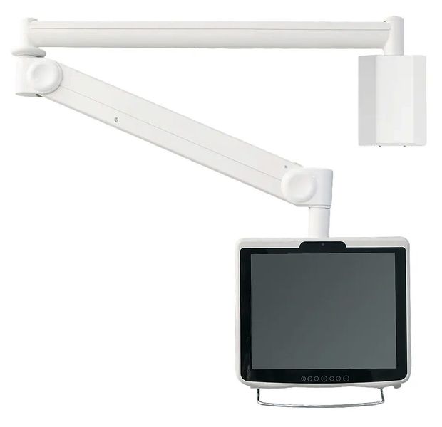 Neomounts  FPMA-HAW100HC / Medical Flat Screen Wall Mount (162 cm long/170 cm high) / White Držák, VESA, nástenný, pro obrazovky, úhloprícka 10"-32", 3 otocné body, náklon 55°, otácení 370°, nosnost 12kg, hliník, bílý