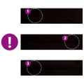 vidaXL Schodiskové stupne 2 ks hnedočierná 100x30x2 cm dubový masív