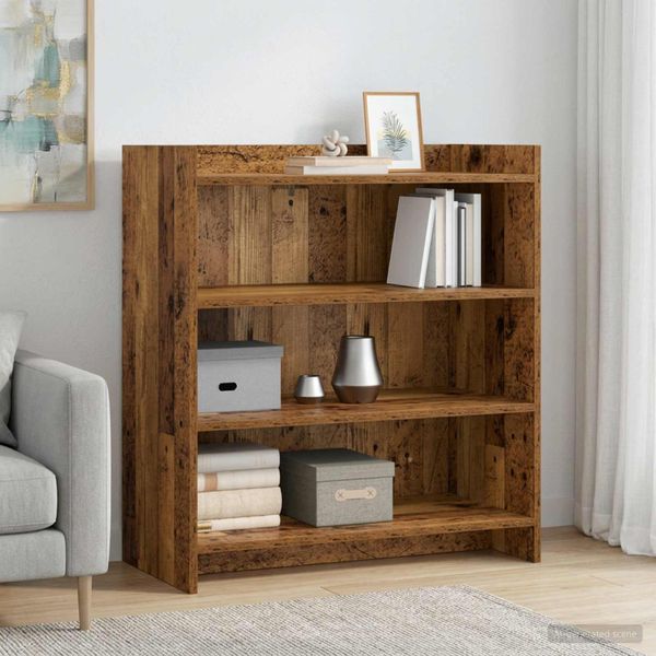 vidaXL Servírovacia skriňa Staré drevo 75 x 36 x 80 cm