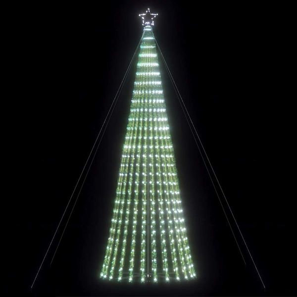 vidaXL LED vianočný stromček 1028 LED studená biela 403 cm