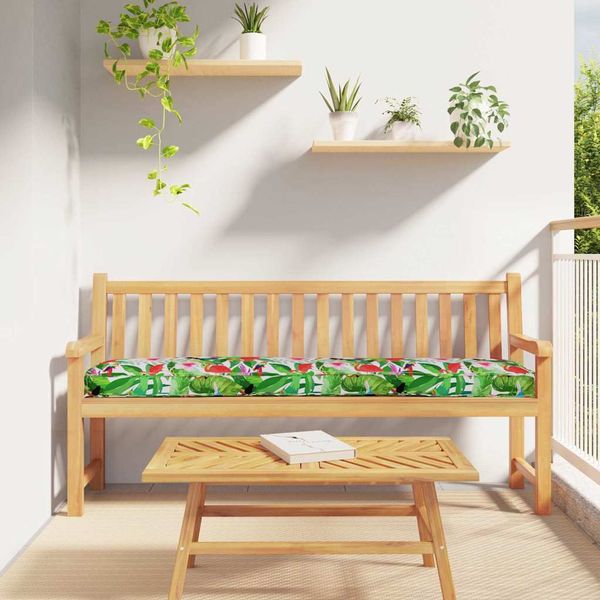 vidaXL Vankúš na palety Kvetinový Tropická džungle 180 x 40 x 8 cm